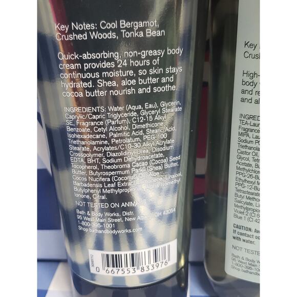 BBW Steel Mens Collection Body Care Bundle • 3 in 1 Body Wash • Cream • Spray - Picture 2 of 4